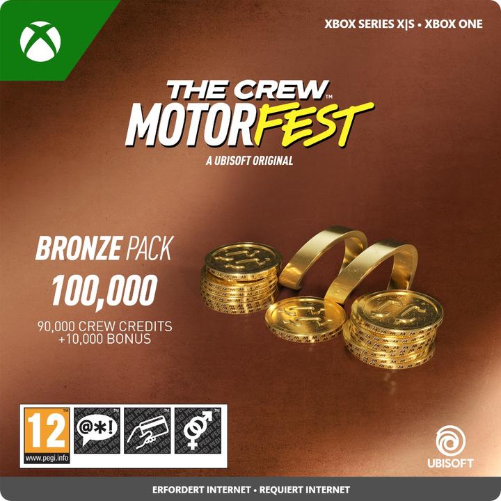 Actual product image Microsoft Xbox The Crew Motorfest VC Brnz Pck Download Code