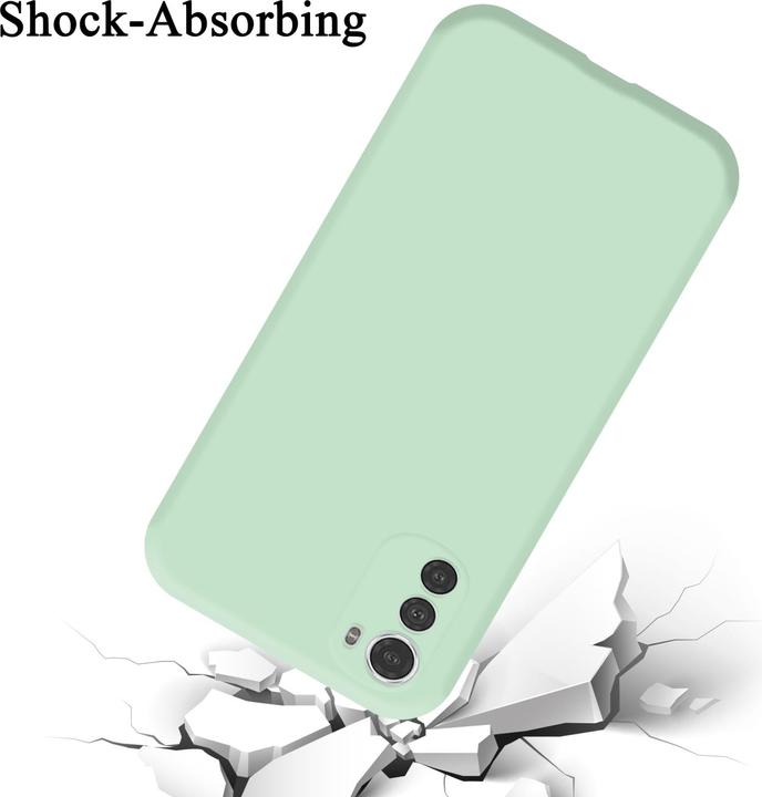 Productafbeelding Cadorabo TPU Liquid Silicone Hoesje Cover voor Motorola MOTO E32 4G / E32S (Motorola Moto E32s)