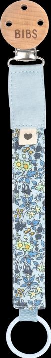Bibs x Attache-sucette Liberty, Camomille Lawn Baby Blue (1 x, dès la naissance)