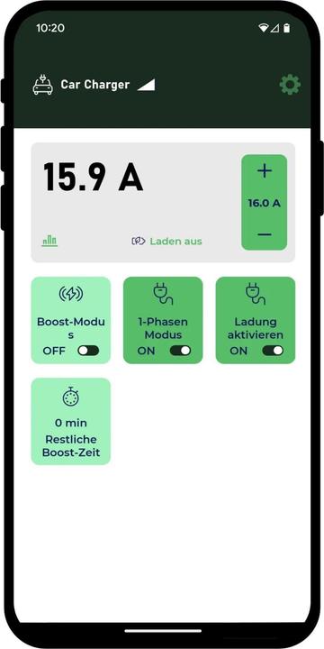 Image du produit Ev Buddy Pro Smart - 11kW Swiss Set Standard 10m (Type 2, 11 kW, 16 A, CEE16 rouge, Type 13)