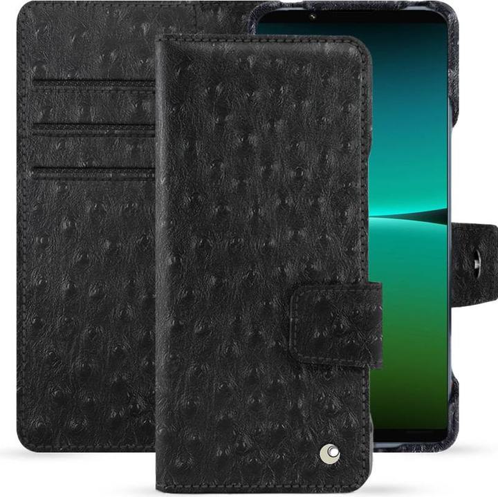 Actual product image Noreve Leather wallet with horizontal flap (Sony Xperia 5 IV)