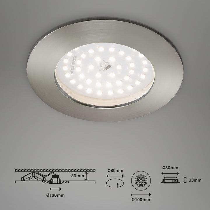 Produktbild Briloner LED-Bad-Einbauleuchte 10.5 W W (1000 lm)