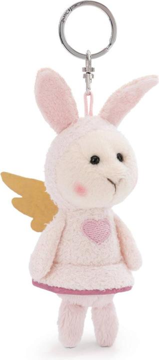 Produktbild Magni NICI Schlüsselanhänger Dein Schutzengel Hase mit Herz pink 10cm