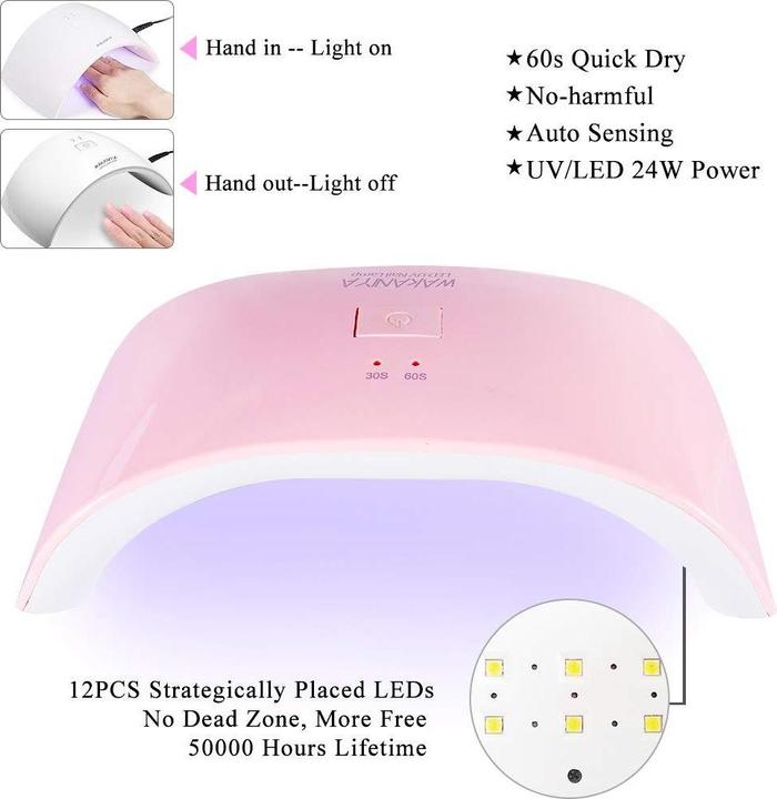 Actual product image Wakaniya Nail Care Starter Set Polygel (Nail varnish dryer)