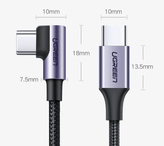 Actual product image Ugreen USB C — USB C (1 m, USB 2.0)