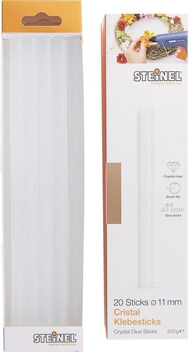 Actual product image Steinel Glue Sticks Cristal