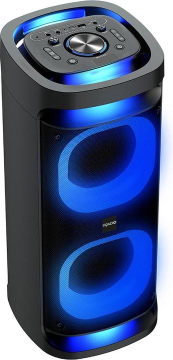 Irradio IR-PS80 OMNIA4-Sound, Party-Lautsprecher mit RGB-LED (3.40 h)