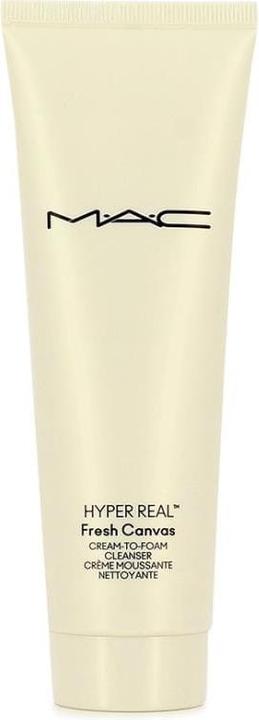 MAC Cosmetics Hyper Real Fresh Canvas Cream-To-Foam Cleanser (Schaum, 125 ml)