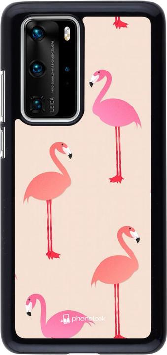 Produktbild PhoneLook Hülle Pink Flamingos Pattern (Huawei P40 Pro)