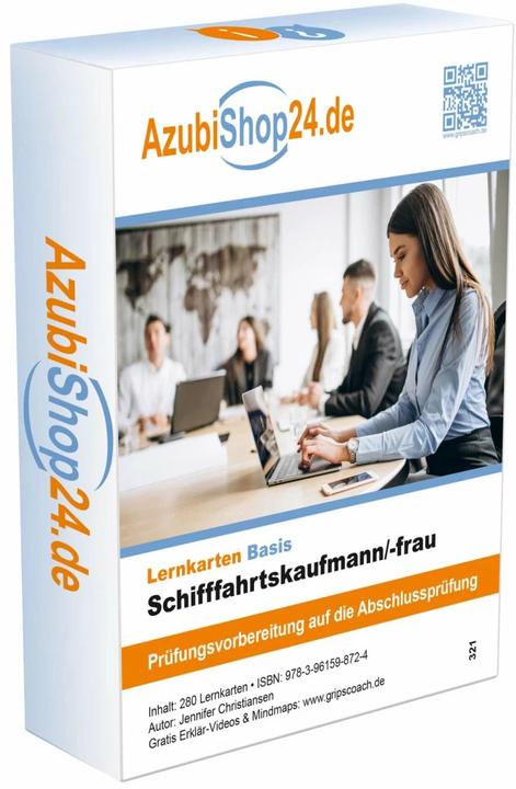Actual product image Lernkarten Schifffahrtskaufmann (German, Jennifer Christiansen, 2024)