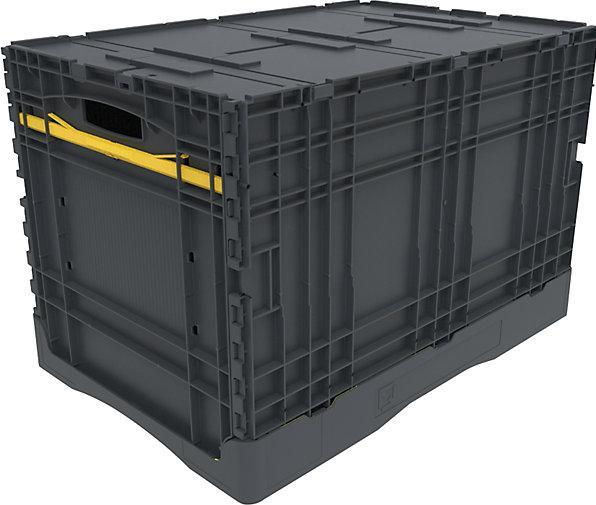 Image du produit kaiserkraft Bac pliable 64, sans séparateur, avec couvercle