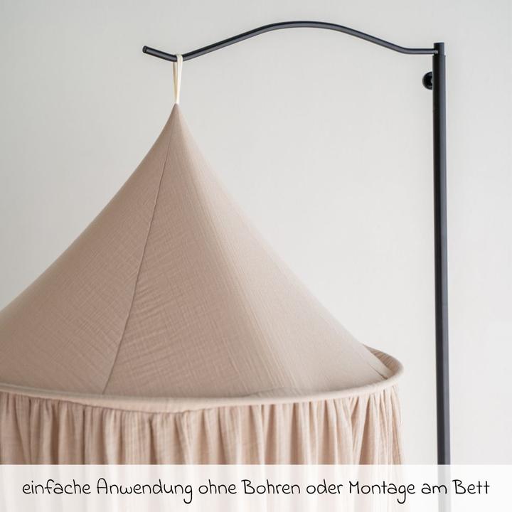 Actual product image Julius Zöllner Canopy holder Max black, with stand for canopies