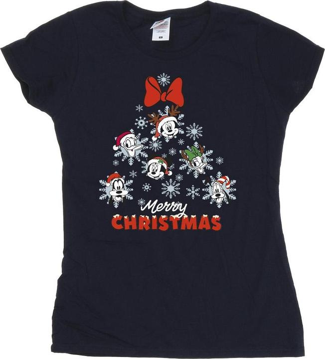 Disney Mickey Mouse And Friends Christmas Tree TShirt (L)