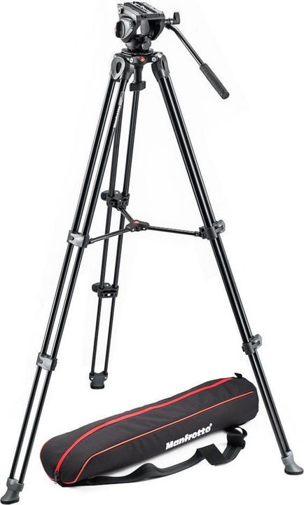 Manfrotto Video tripod kit with a fluid head and tripod bag MVK500AM (Metal)