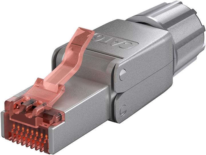 Produktbild Goobay CAT 6 feldkonfektionierbarer RJ45-Stecker, STP geschirmt (Netzwerkkabel Stecker)