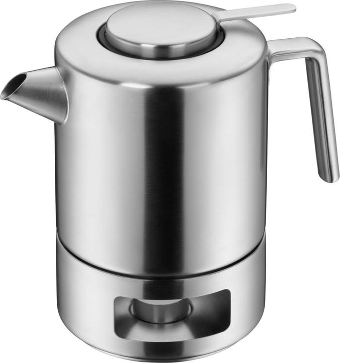 WMF Theeset Theepot met Verwarmer en Zeefje 3st Roestvrijstalen Pot 1,2l Cult (1.20 l)
