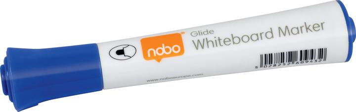 Actual product image Nobo Glide Whiteboard Pen (Blue, 2 mm, 10 x)