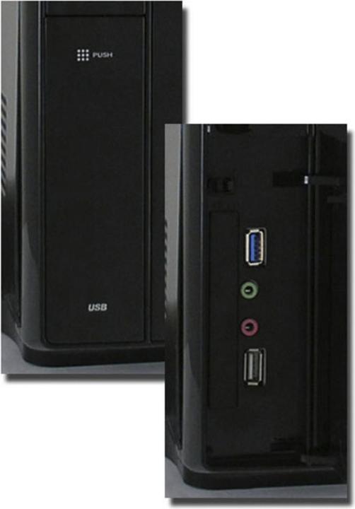 Actual product image LC-Power Case LC-1400mi Mini-ITX 300W PS internal (mATX, Mini-ITX)