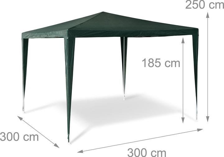Image du produit Relaxdays Tente Pavillon (300 cm, 300 cm)