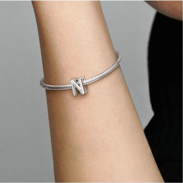 Actual product image Pandora Letter N (Silver)