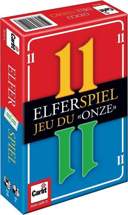 Actual product image Carlit Card game of eleven (German, French, Italian)