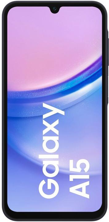 Image du produit Samsung Galaxy A15 (128 Go, Bleu, Noir, 6.50", Double SIM hybride, 50 Mpx, 4G)