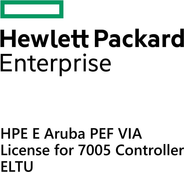 Image du produit HPE E Aruba PEF VIA Lic pour 7005 Cntrlr E-LTU (1 Dispositifs)