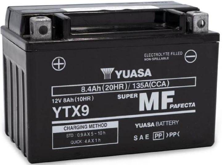 Produktbild Yuasa YTX9 (12 V, 8 Ah, 135 A)