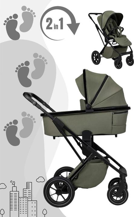 Actual product image Moon PIÙ Kinderwagen / Kombikinderwagen
