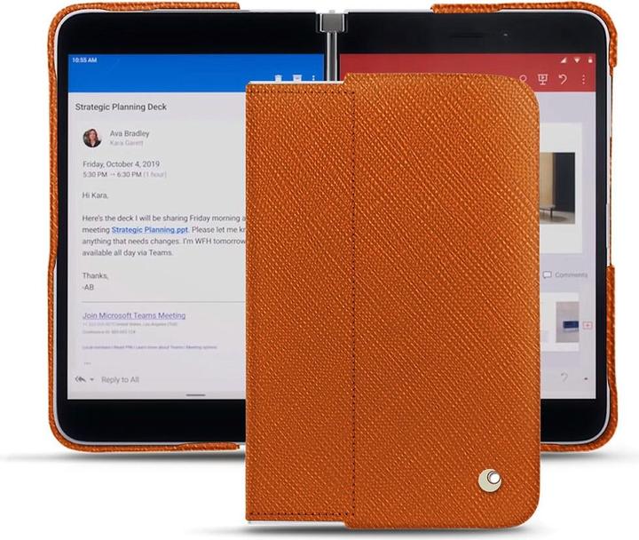 Actual product image Noreve Leather cover (Microsoft Surface Duo)