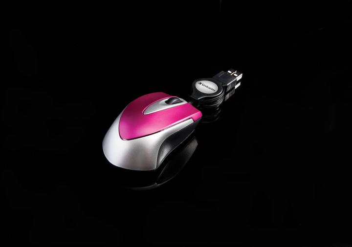 Actual product image Verbatim Go Mini Optical Travel Mouse (Cable)