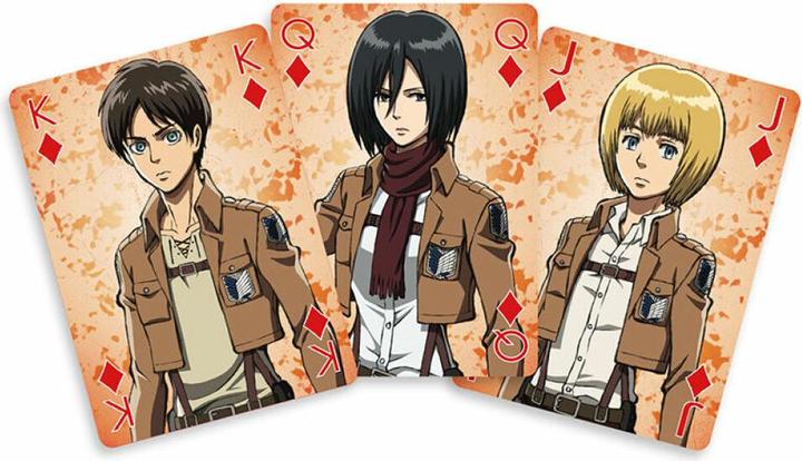 Actual product image Sakami Attack On Titan Playing Cards