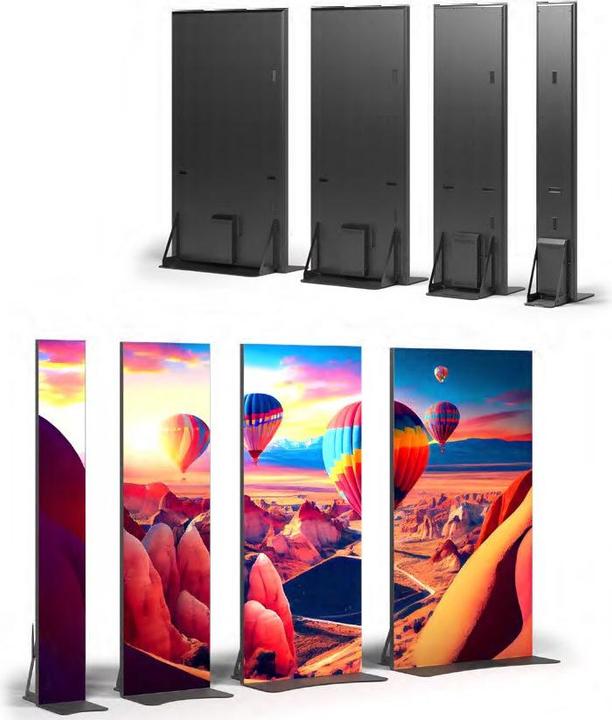 Immagine prodotto DSS Indoor LED Stele Portrait Eco, 85", schwarz