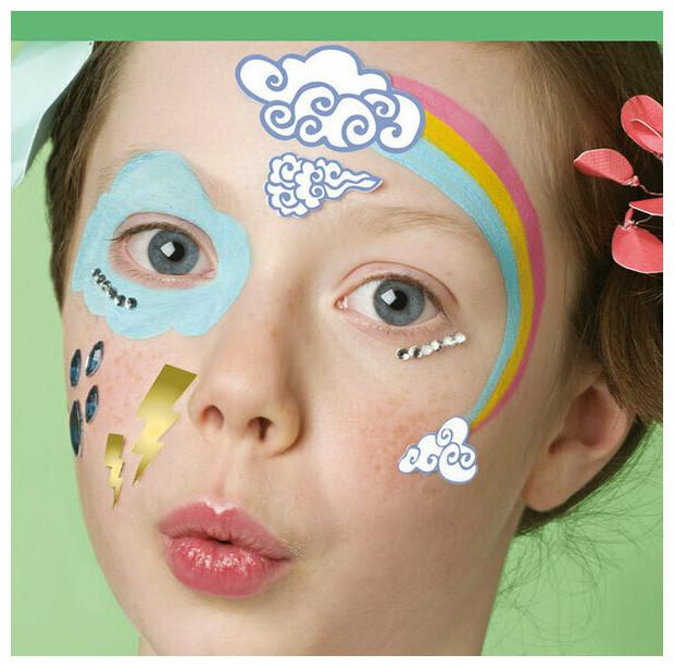 Actual product image Djeco Body Art 6 Colors Sweet