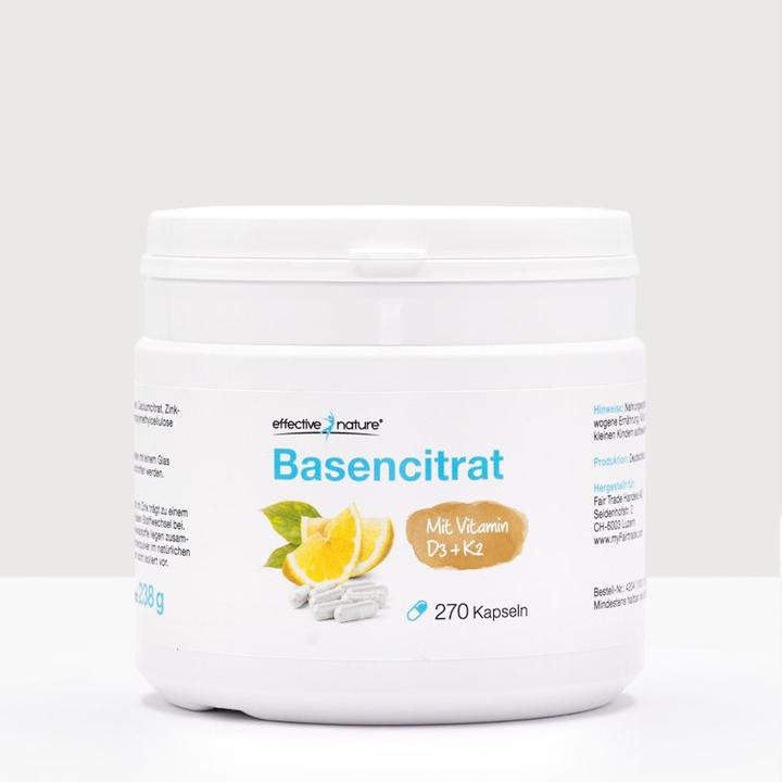 Immagine prodotto Effective Nature Citrato di base (270 Pezzo/i, Pillole)