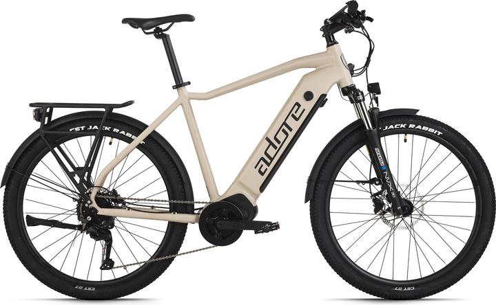 Adore E-SUV 27,5" Alu Trekkingfahrrad STX-600 Mittelmotor 60NM / 15Ah Desert Sand matt (53 cm)