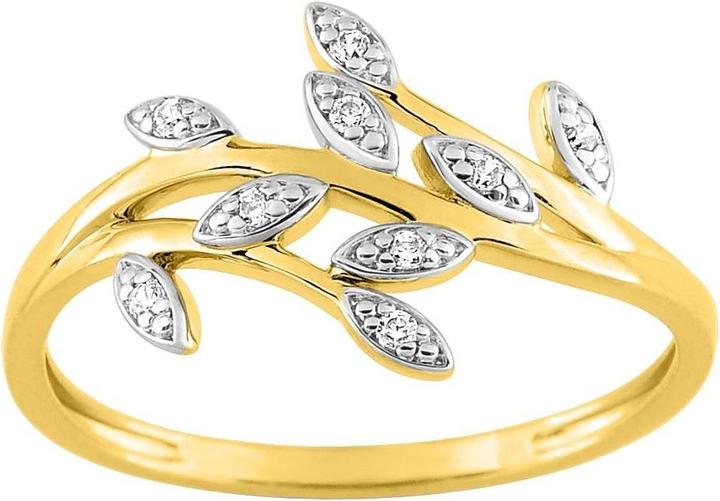Image du produit Lara BAGUE Plaqué or - BICOLor - ZIRCONIA - GR. 58 (58)