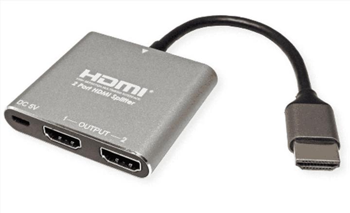 Actual product image Value HDMI 2.0 portable Video Splitter