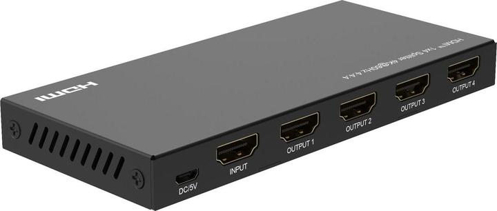 Actual product image MicroConnect 4K@60Hz HDMI Splitter 1x4