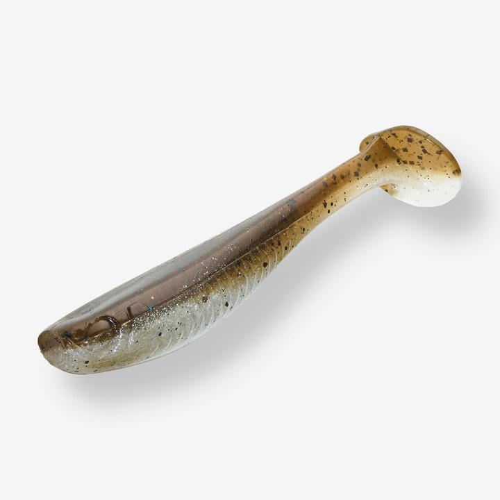 Actual product image Caperlan Gummiköder Yubari Fatshad mit Lockstoff Kaulbarsch (9 cm)