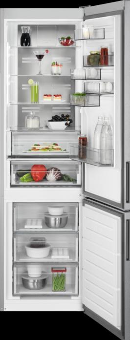 Immagine prodotto AEG RCB736D2MX Frigorifero-congelatore a libero posizionamento / Serie 8000 con raffreddamento a 360° / (366 l)