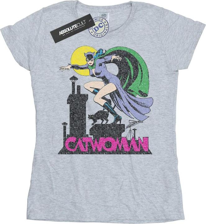 Produktbild Catwoman Crackle Logo TShirt (XL)