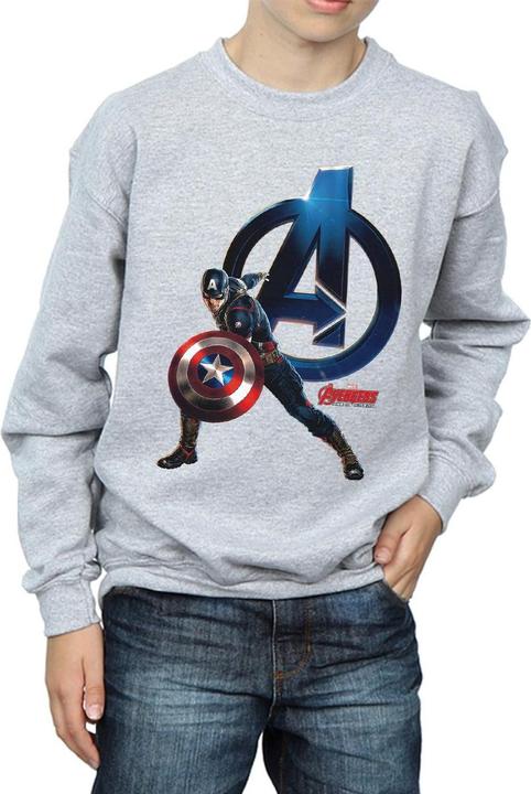 Immagine prodotto Captain America Pose Felpa Ragazzi (140, 146)