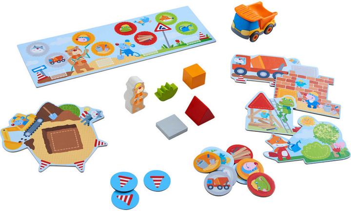 Actual product image Haba My first games- construction site (German)