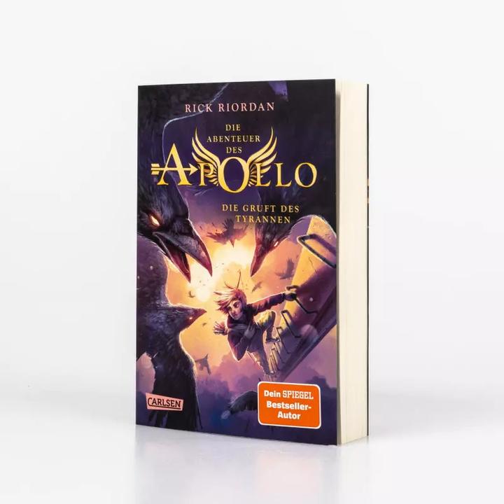 Actual product image Die Abenteuer des Apollo 4: Die Gruft des Tyrannen (Rick Riordan., German)