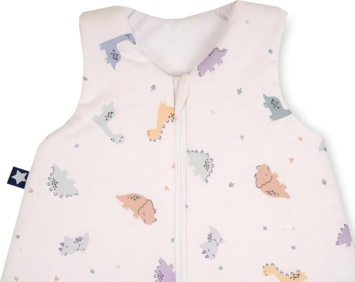 Actual product image Julius Zöllner Jersey Summer Sleeping Bag - 86 - Little Dinos (86 cm, 0.5 TOG)