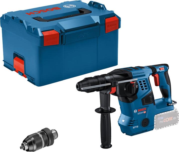 L-Boxx, Wechselfutter SDS plus, Zusatzhandgriff, Tiefenanschlag, GBH 18V-28 CF
