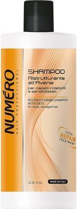 Numero Restructuring Shampoo With Oats restrukturyzujący szampon z owsem 1000ml (1000 ml, Liquid shampoo)