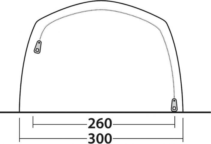 Actual product image Outwell Utah 5 (Tunnel tent, 25.60 kg, 5 persons)