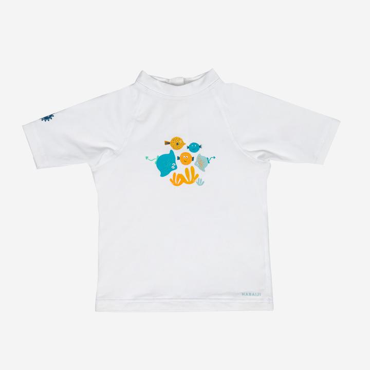 Nabaiji UV-Shirt kurzarm Baby - Fish